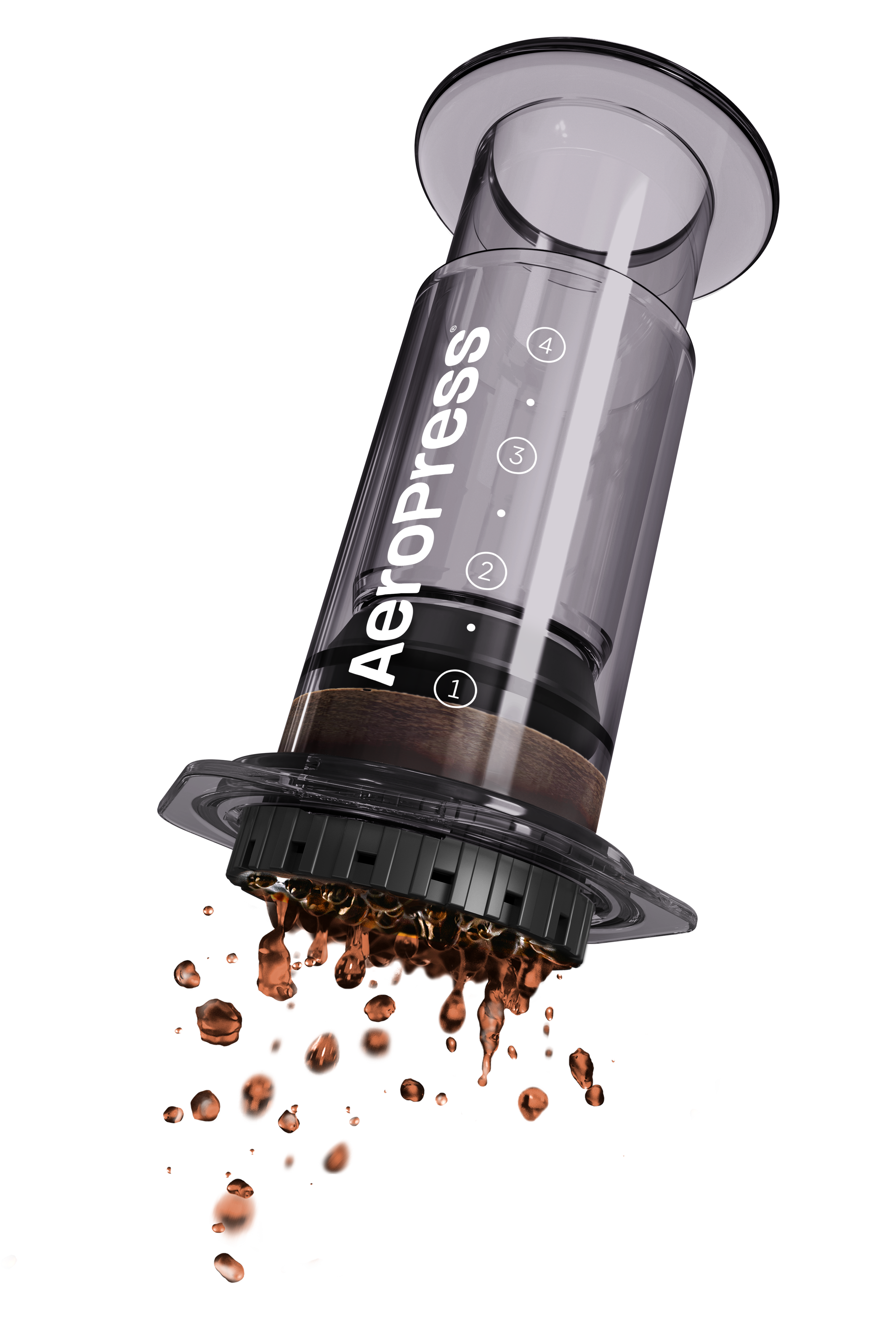 AeroPress clear black