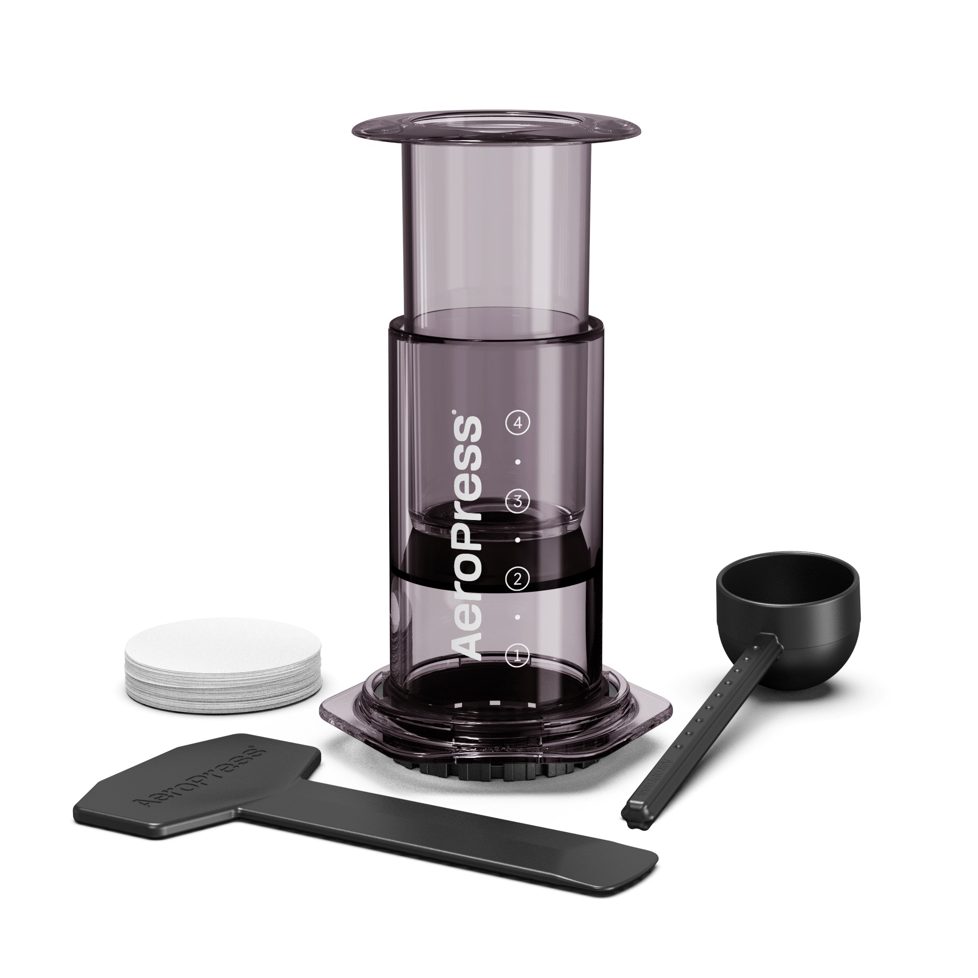 AeroPress clear black