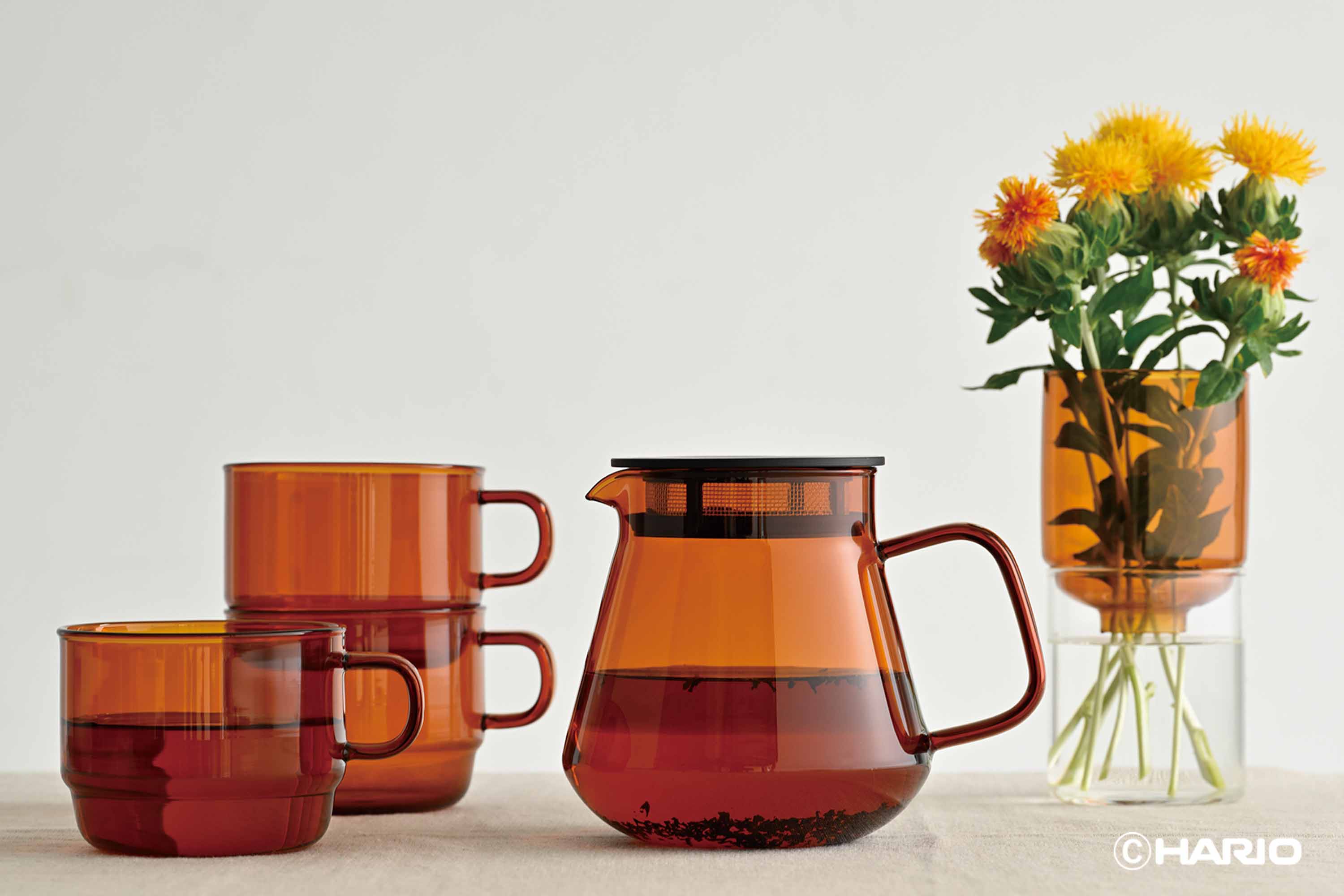 Hario server 600ml orange