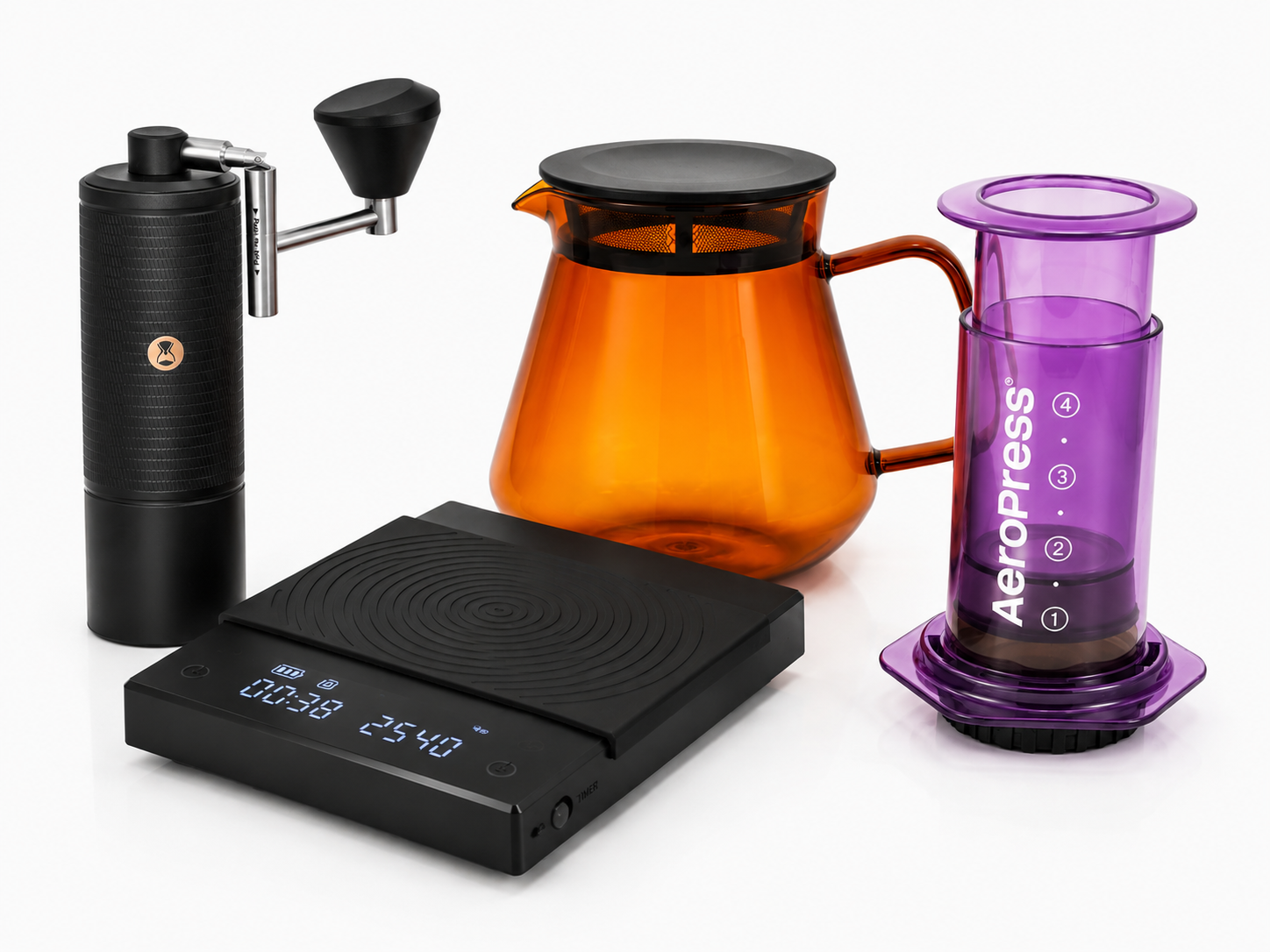 Kit Aeropress - complete (purple)